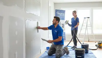 Professional drywall repair and wall restoration in Hartford, CT by expert house painters
