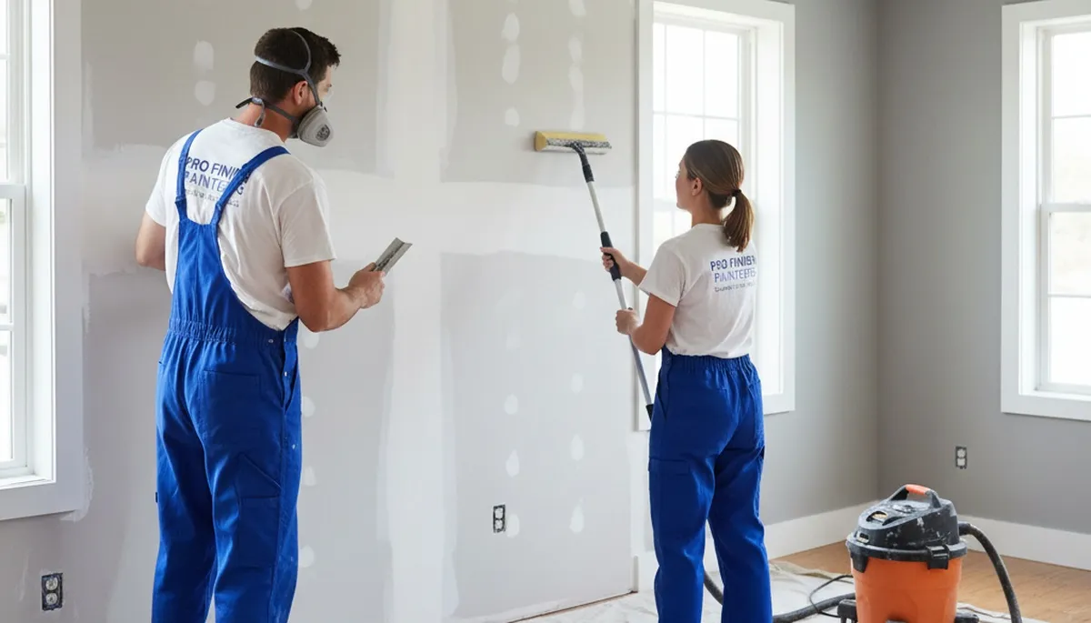 Professional drywall repair and wall restoration in Hartford, CT home by local painting experts