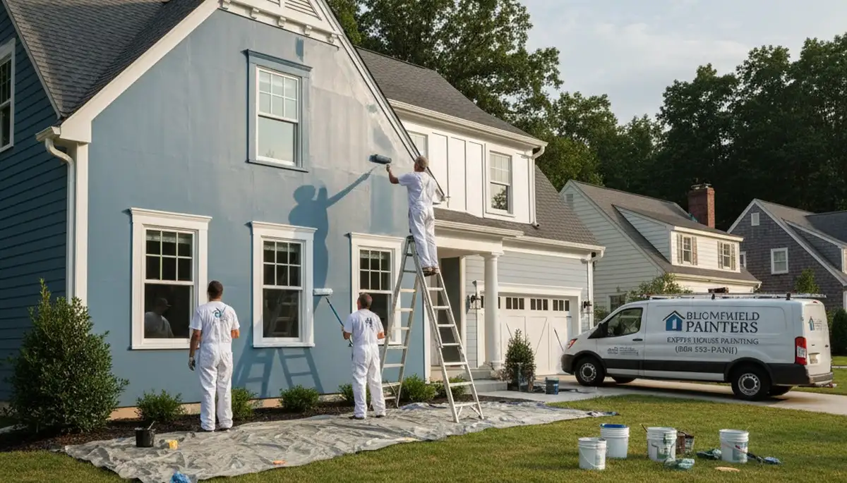 Professional house painting service in Hartford CT by experienced residential painters