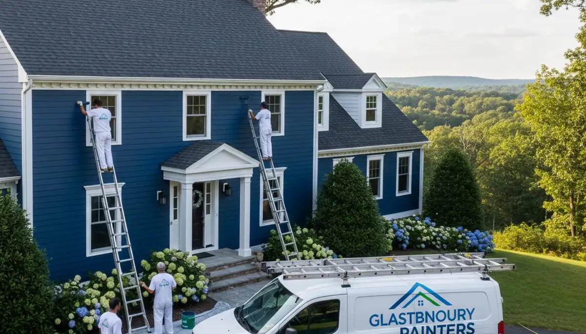 Professional house painters in Hartford CT providing expert residential exterior painting services