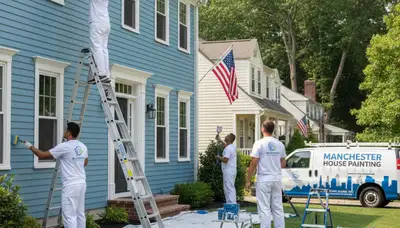 Hartford CT house painting service for interior and exterior home repainting