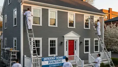 House painters in Hartford, CT providing professional residential painting services