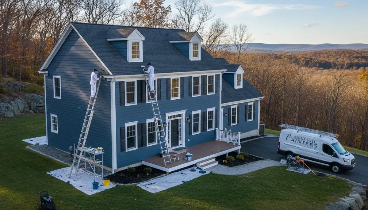 Professional house painters in Hartford CT providing expert residential exterior painting services