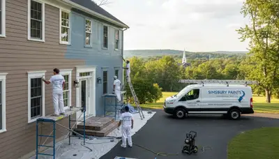 House painting services in Hartford, CT by professional painters for homes and exteriors