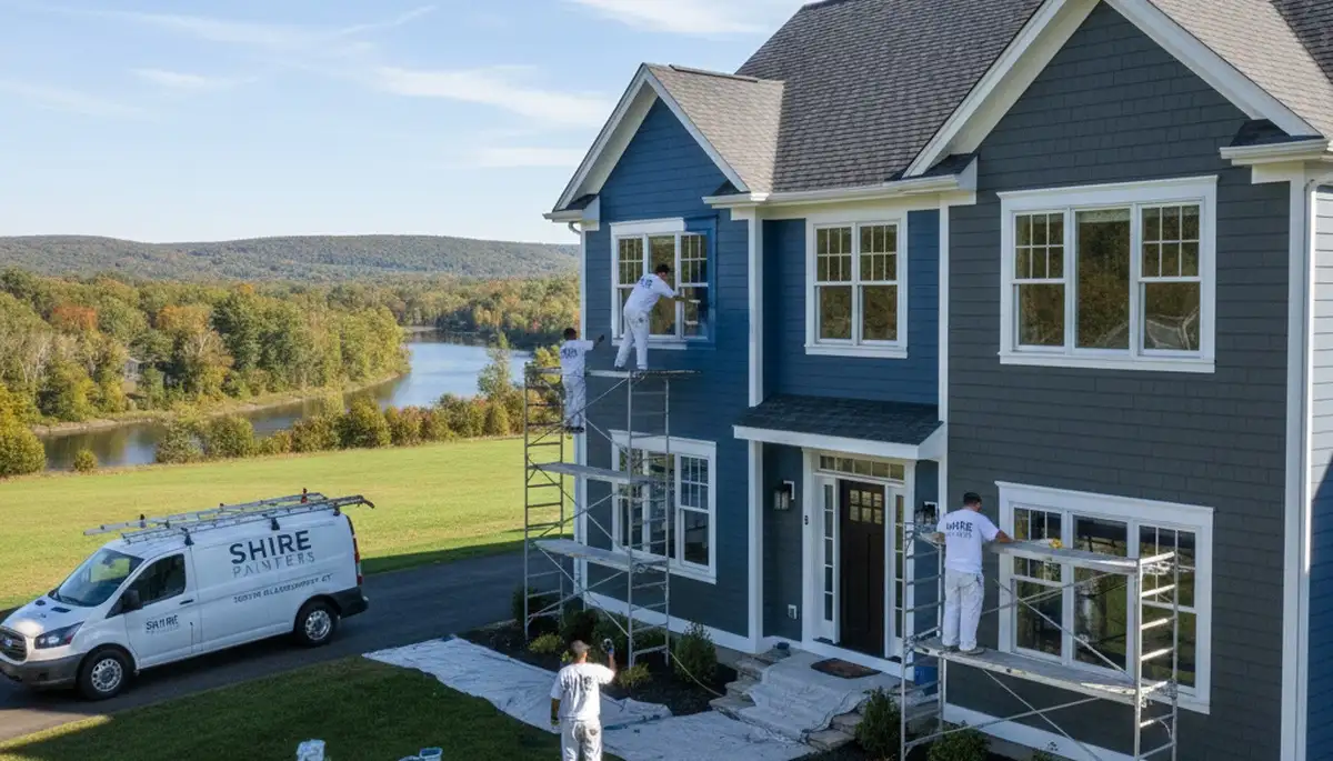 Professional house painters in Hartford CT providing exterior home painting services