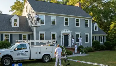 Hartford, CT house painting services by professional painters from Painters Hartford CT