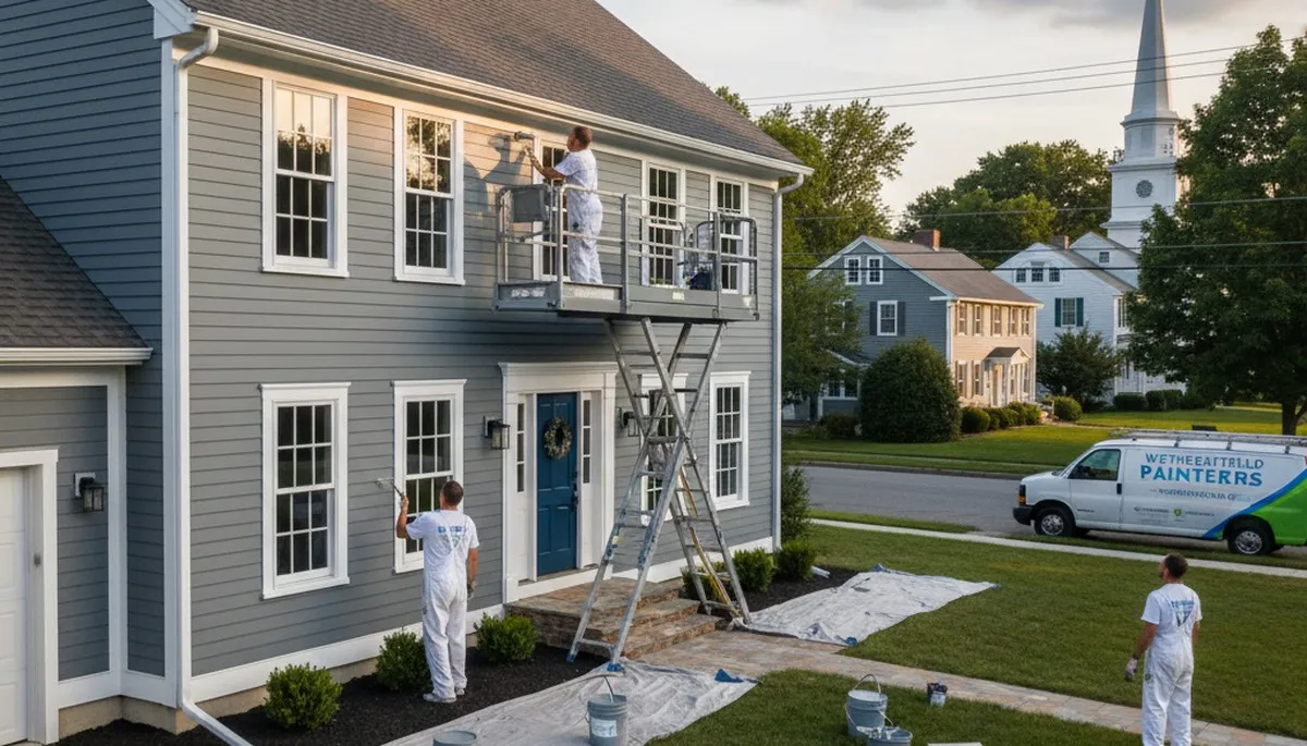 Professional house painting services in Hartford, CT for residential exterior and interior projects