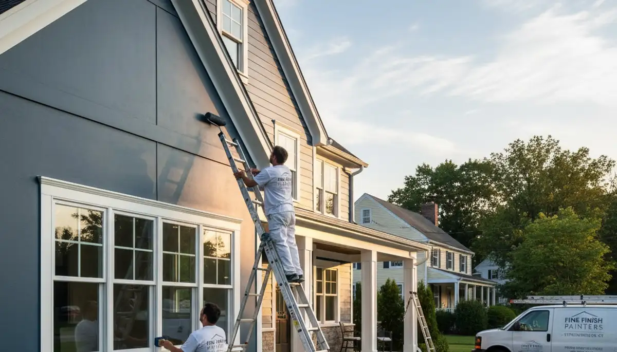 House painting service in Hartford, CT for exterior and interior home painting
