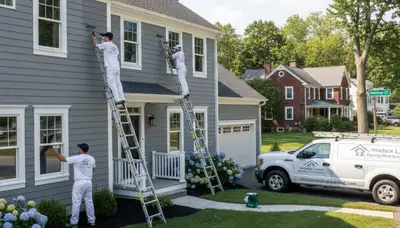 Professional house painter serving Hartford, CT for interior and exterior painting projects
