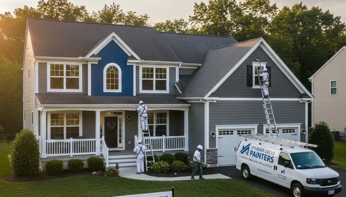 Hartford, CT house painting service by professional painters for residential exterior and interior projects