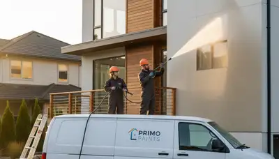 Professional pressure cleaning of home siding in Hartford, CT by local house-painting experts